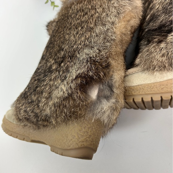Coach Maryann Suede Angora Fur Boots Women’s Size 7 B - Picture 13 of 16